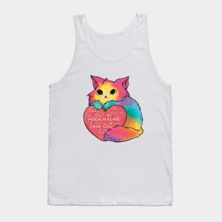 Kitty Is My Valentine Tank Top